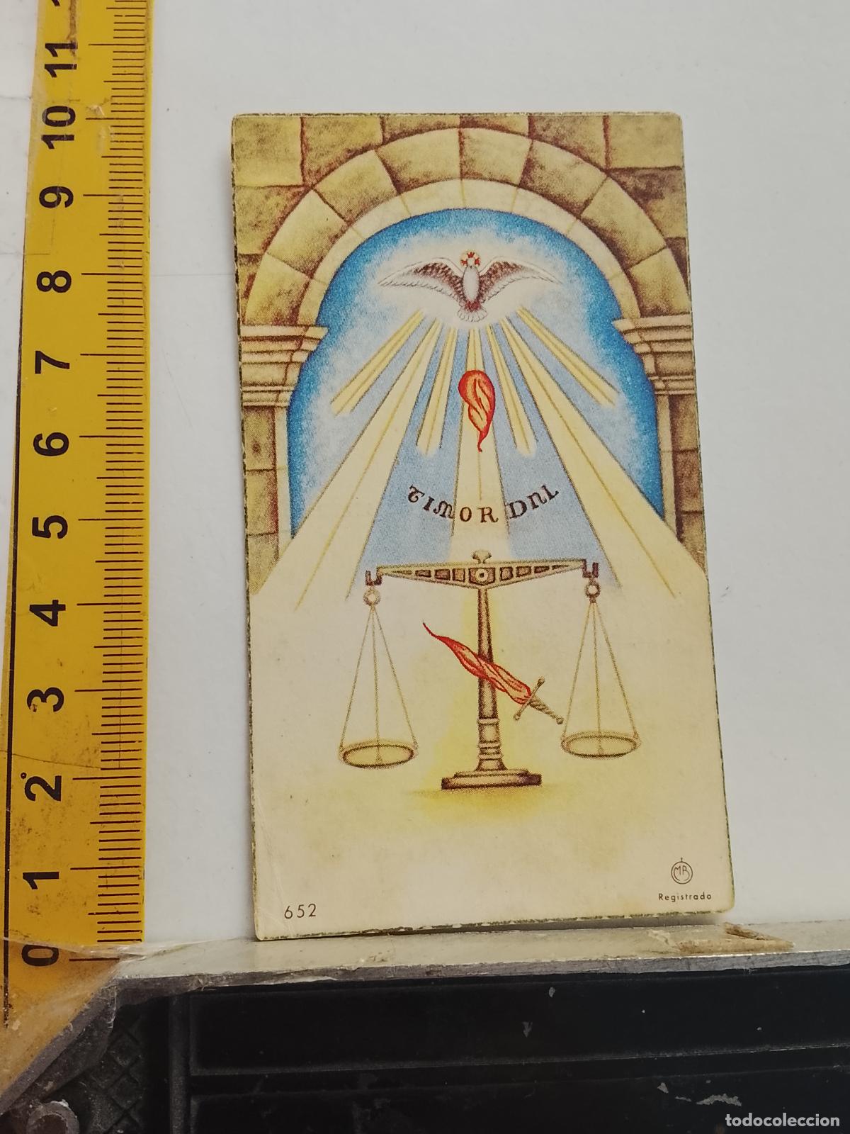 Postales: ESTAMPA RELIGIOSA ORDENACION SACERDOTAL PRIMERA MISA FR. ANTONIO PICARDO JOLY 1954