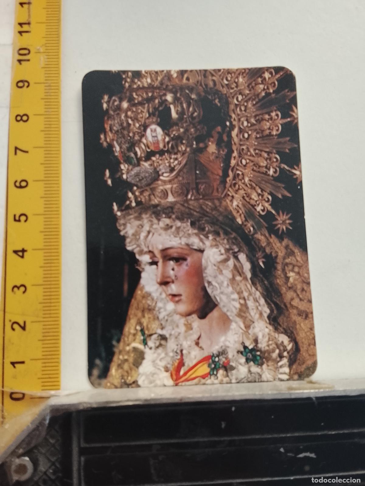 Postales: ESTAMPA RELIGIOSA CALENDARIO BOLSILLO 1992 VIRGEN DE LA ESPERANZA MACARENA SEVILLA
