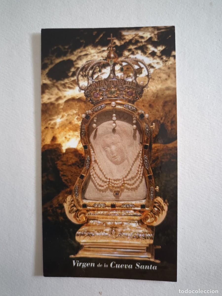 Postales: ESTAMPA VIRGEN DE LA CUEVA SANTA. ALTURA (CASTELLON) - ORACION (REVERSO)