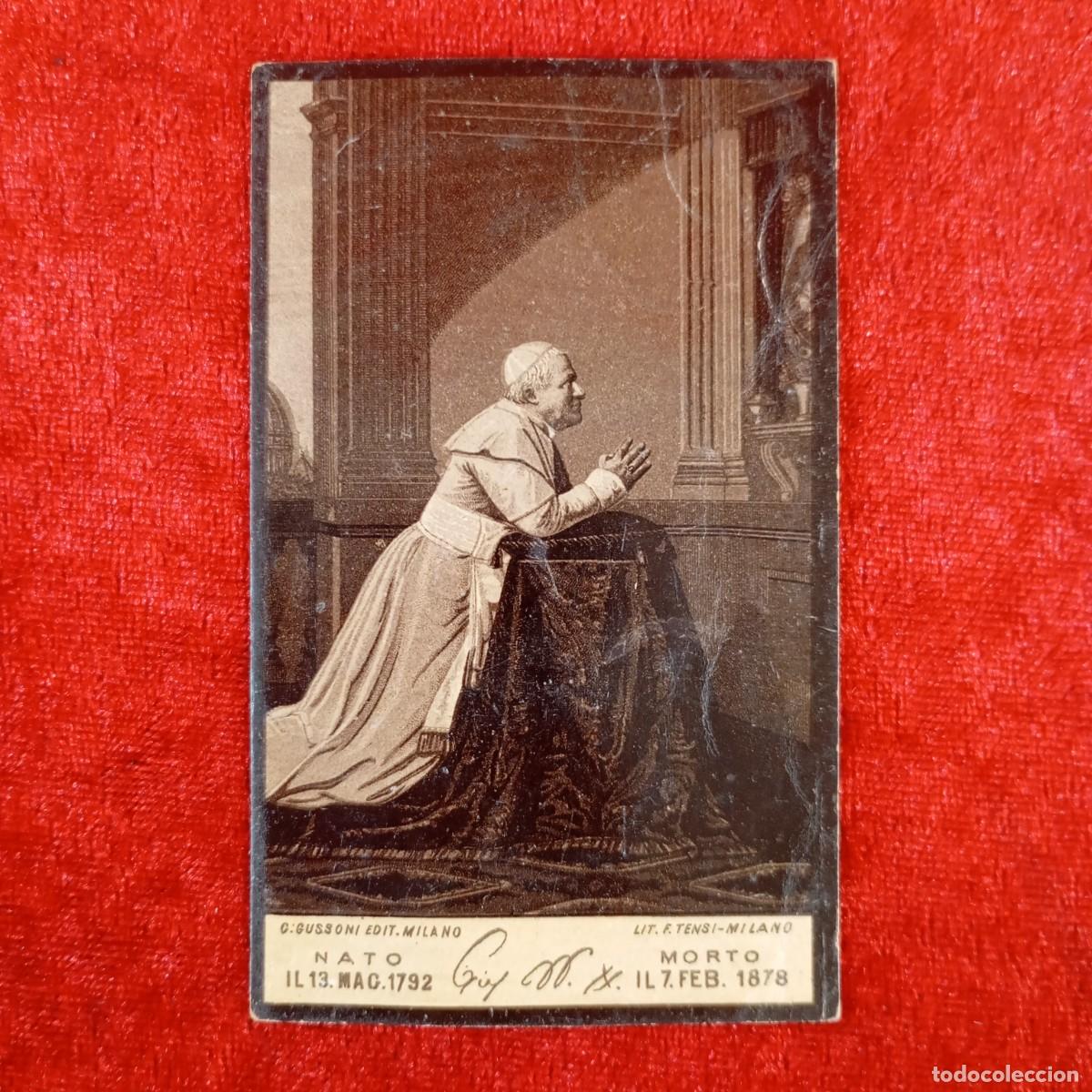 Postales: ESTAMPA - PAPA PIO IX - PIVS IX - NATO 1792 MORTO 1878 - C. 1880 - REPRODUCCION DE LUJO / 851