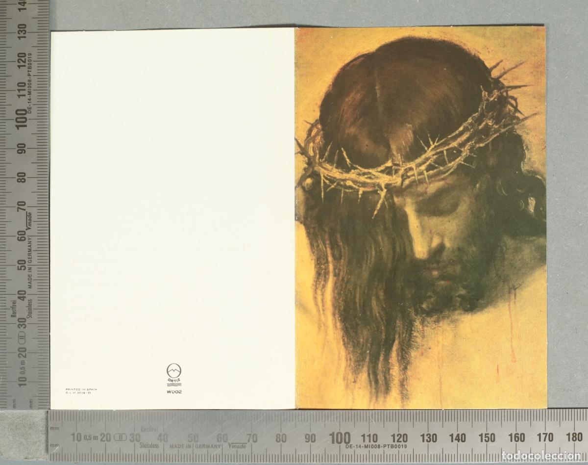 Postales: ESQUELA. Cristo crucificado - Diego Vel&aacute;zquez GINEBRA 1987