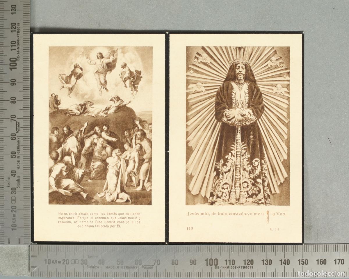 Postales: ESQUELA. TERCIARIA DOMINICA. 1933. MADRID