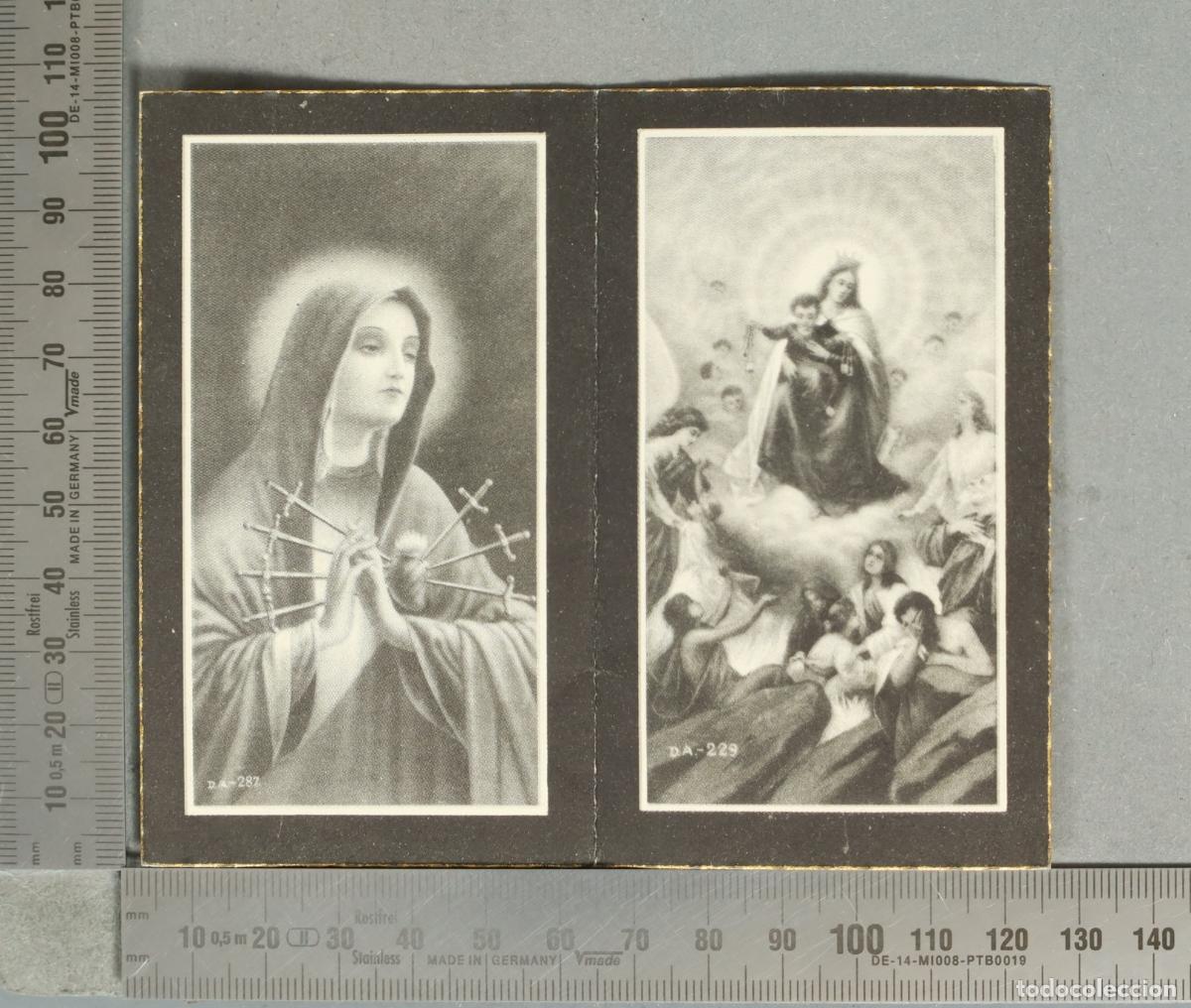 Postales: ESQUELA. MUJER. 1960.