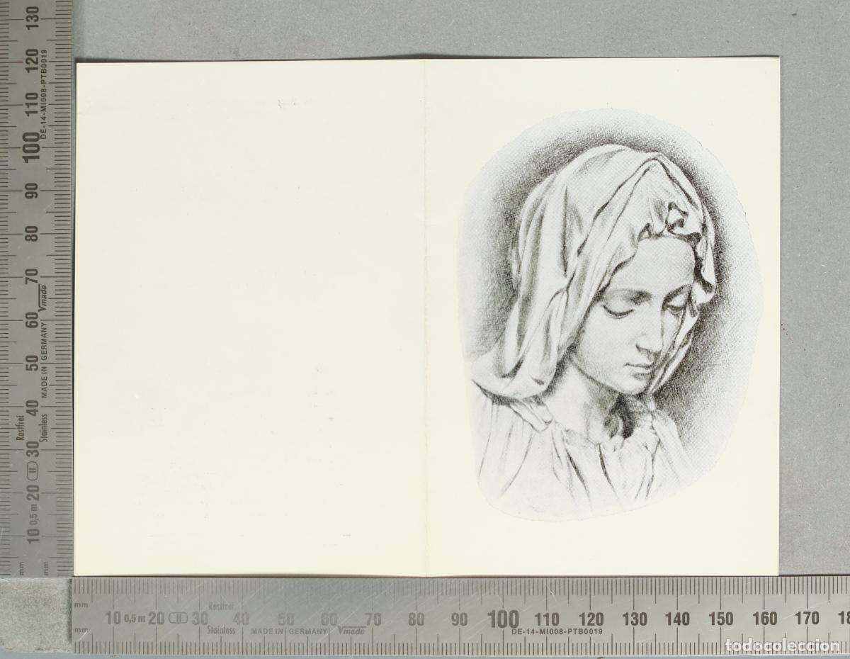 Postales: ESQUELA. MUJER. 1966