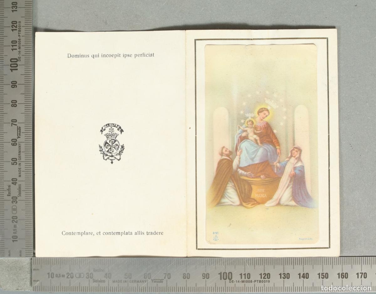 Postales: ESTAMPA. Orden de Predicadores Dominicos PROGESION VOT SANTO DOMINGO DE GUZMAN . 1943