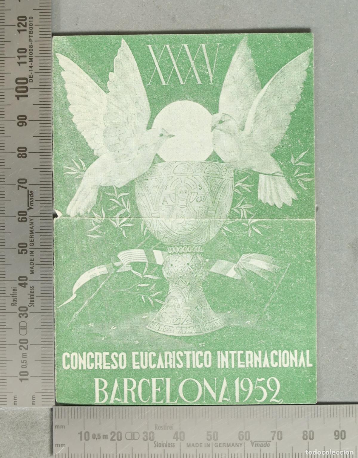 Postales: ESTAMPA. Congreso Eucar&iacute;stico Internacional Barcelona - Emm. Gracia