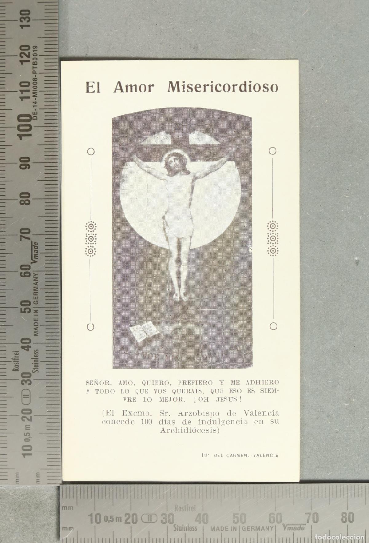 Postales: ESTAMPA. El Amor Misericordioso - Imprenta del Carmen - Valencia
