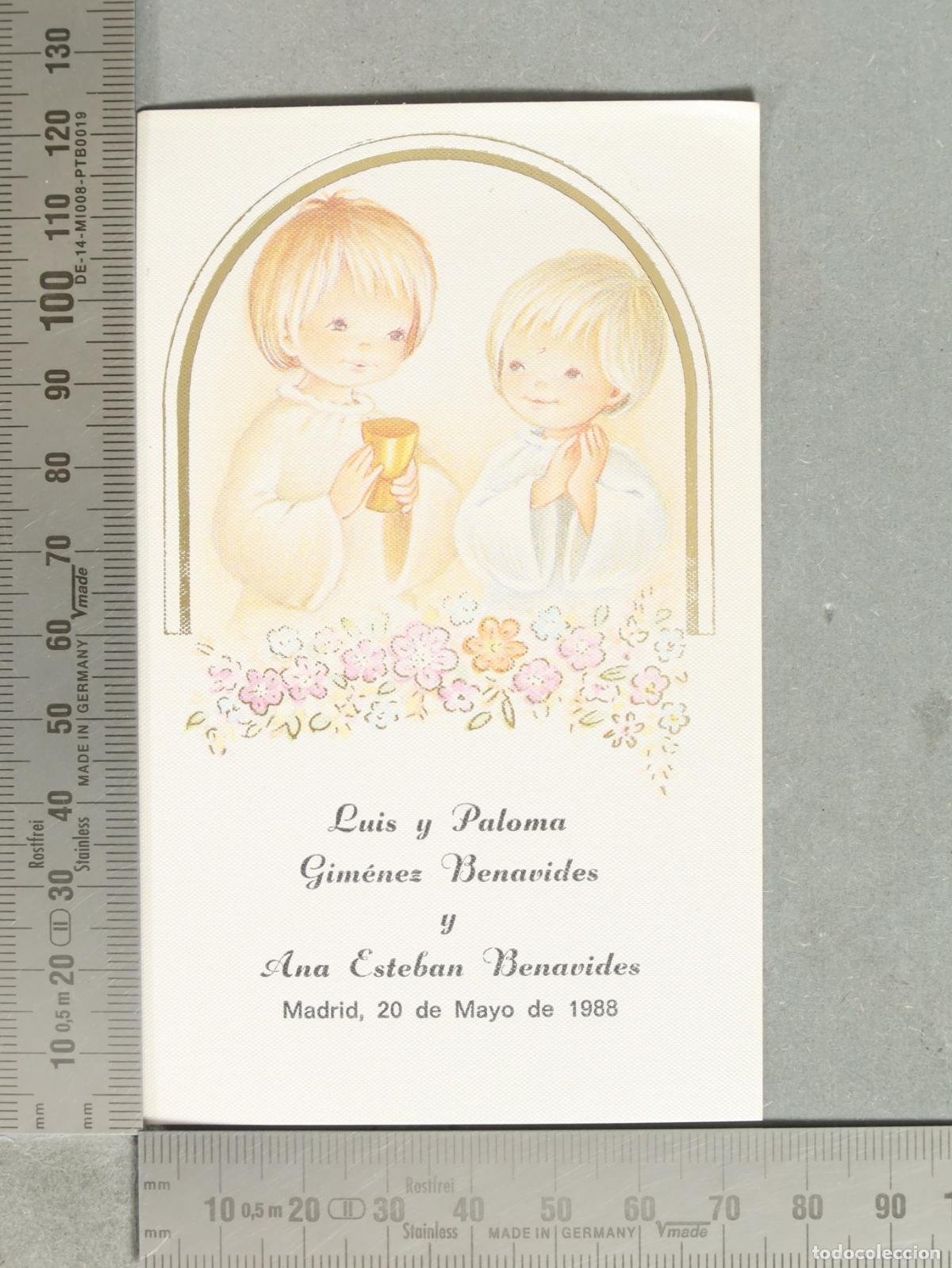 Postales: Primera Comuni&oacute;n - MADRID 1988