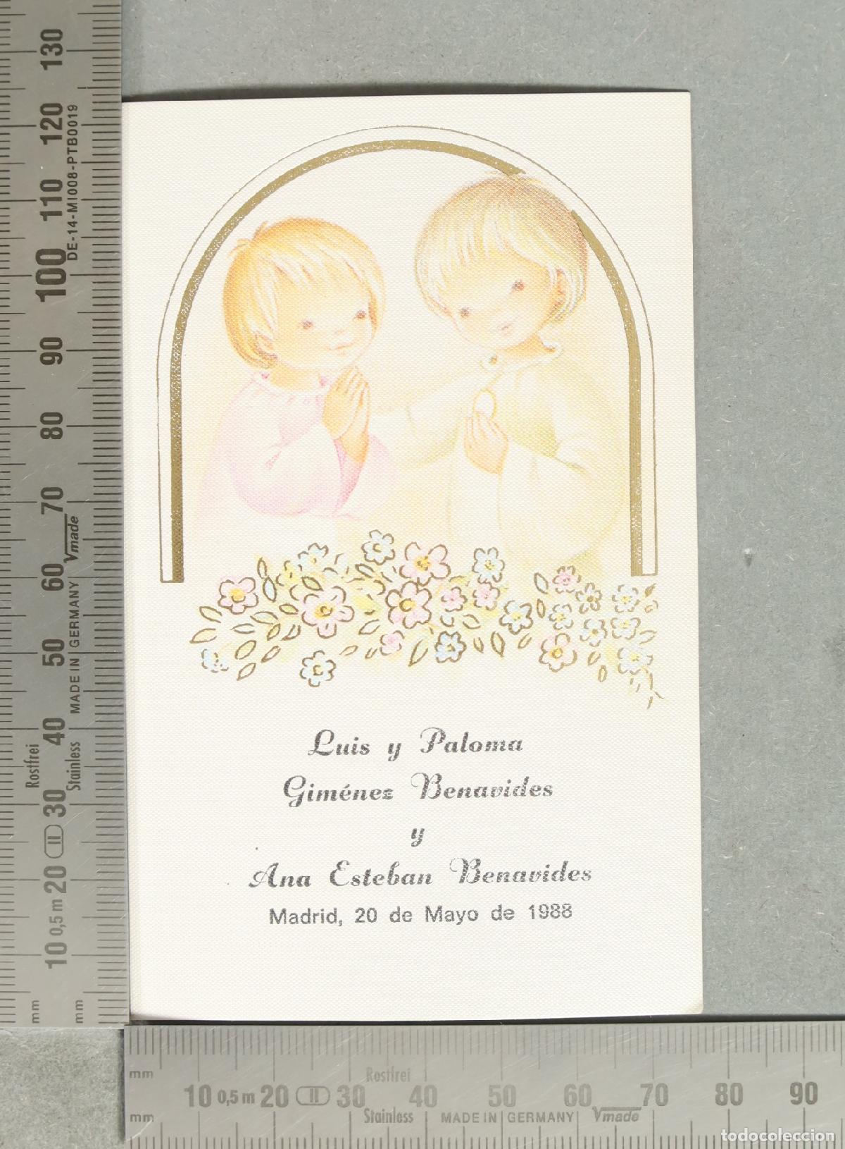 Postales: COMUNION MADRID 1988