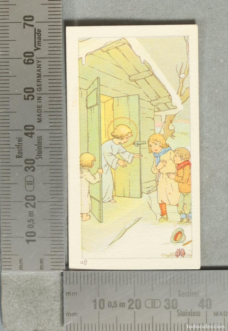 Postales: ESTAMPA. Postal ilustrada religiosa ni&ntilde;os pidiendo cobijo Ni&ntilde;o Jes&uacute;s - alf - Ed Nova