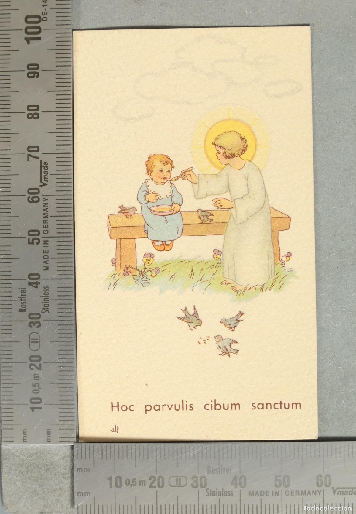 Postales: ESTAMPA. Hoc parvulis cibum sanctum - Hummel