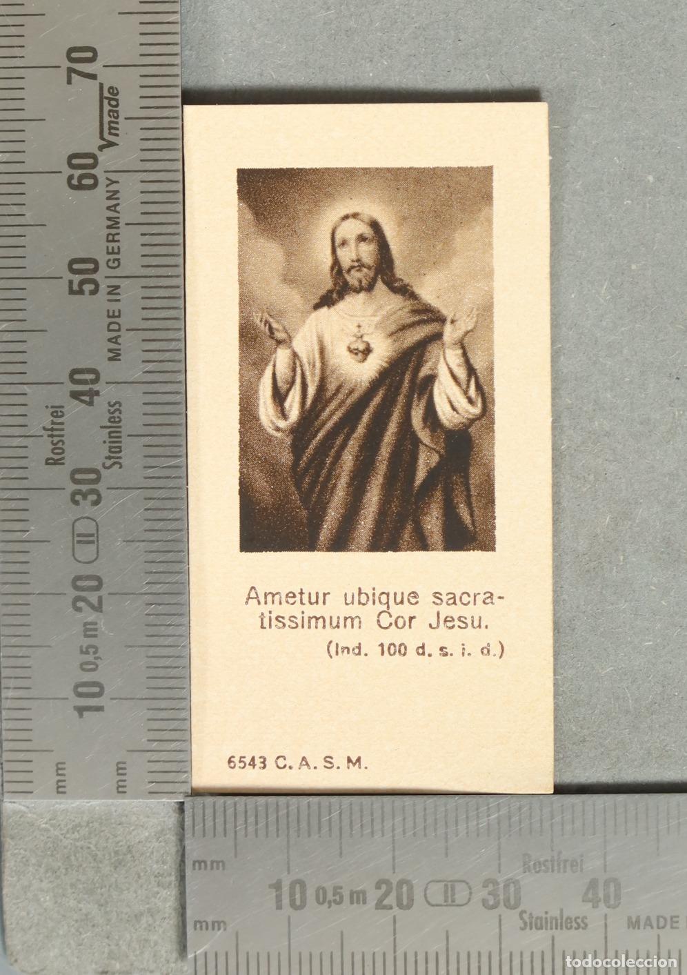 Postales: ESTAMPA. Ametur ubique sacratissimum Cor Jesu
