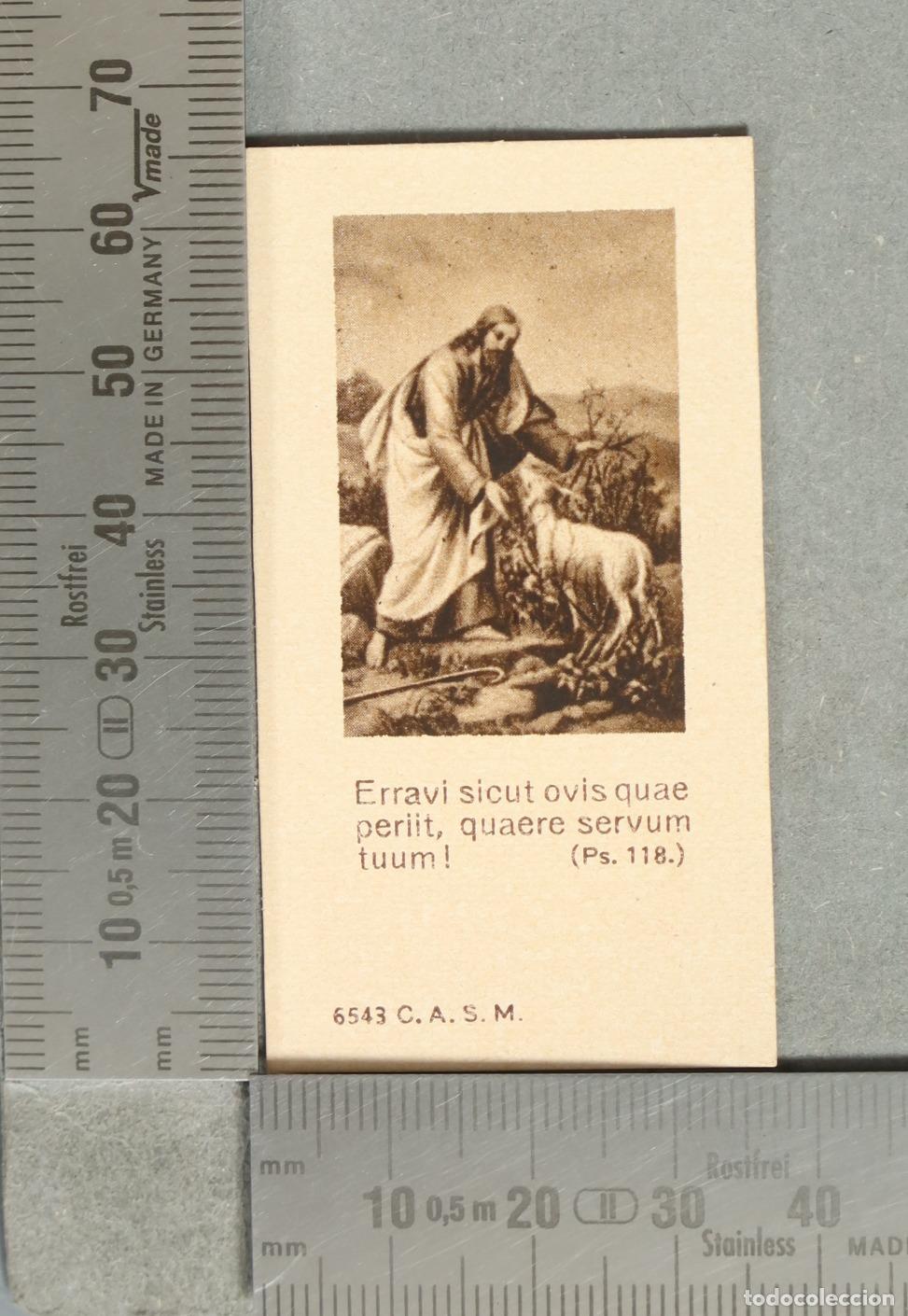 Postales: ESTAMPA. Erravi sicut ovis quae periit, quaere servum tuum! (Ps. 118.) - C.A. S.M.