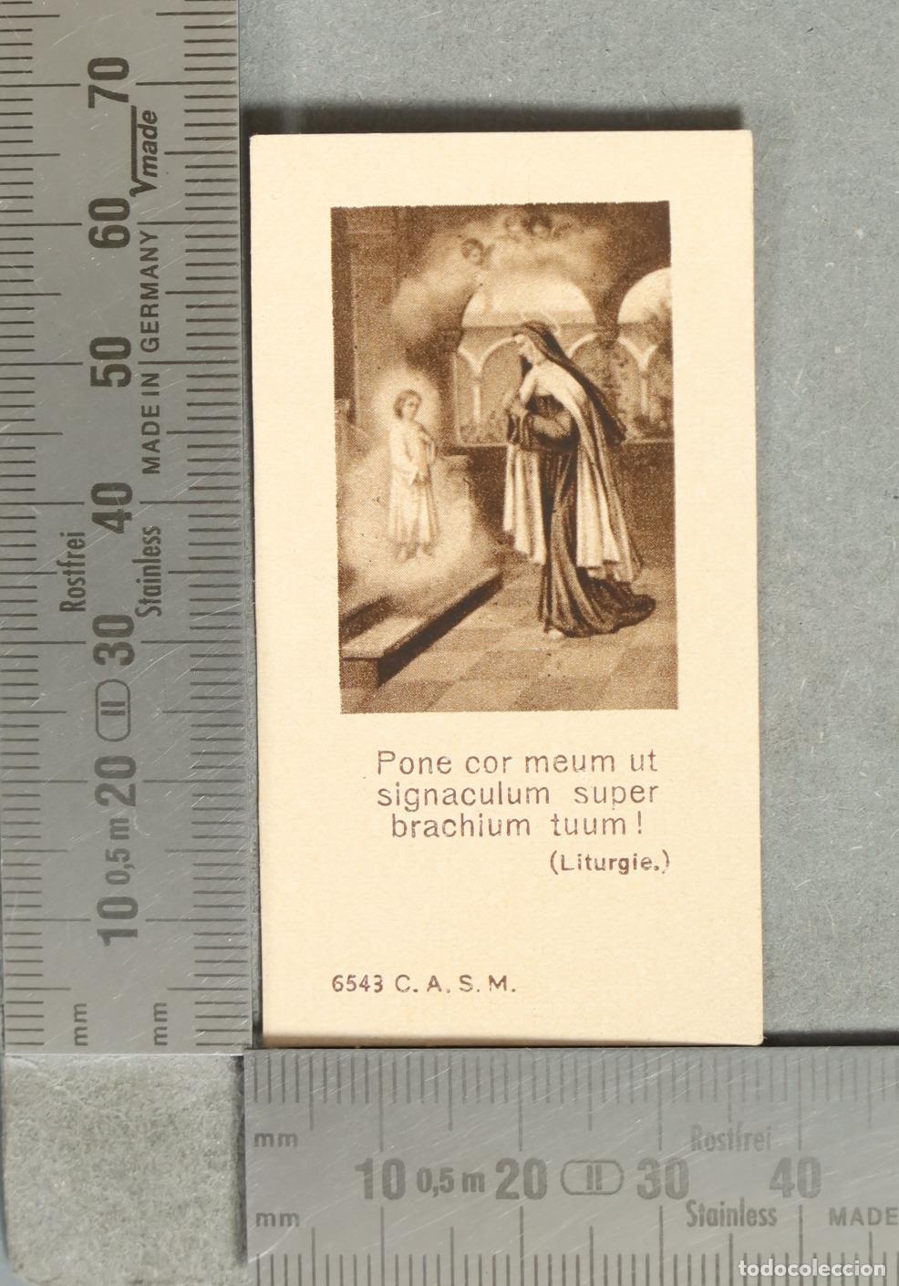 Postales: ESTAMPA. C. A. S. M. 6543 - Santa Teresa de Jes&uacute;s - Pone cor meum ut signaculum super brachium tuum