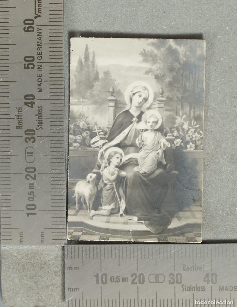 Postales: ESTAMPA. Virgen con el Ni&ntilde;o y San Juanito