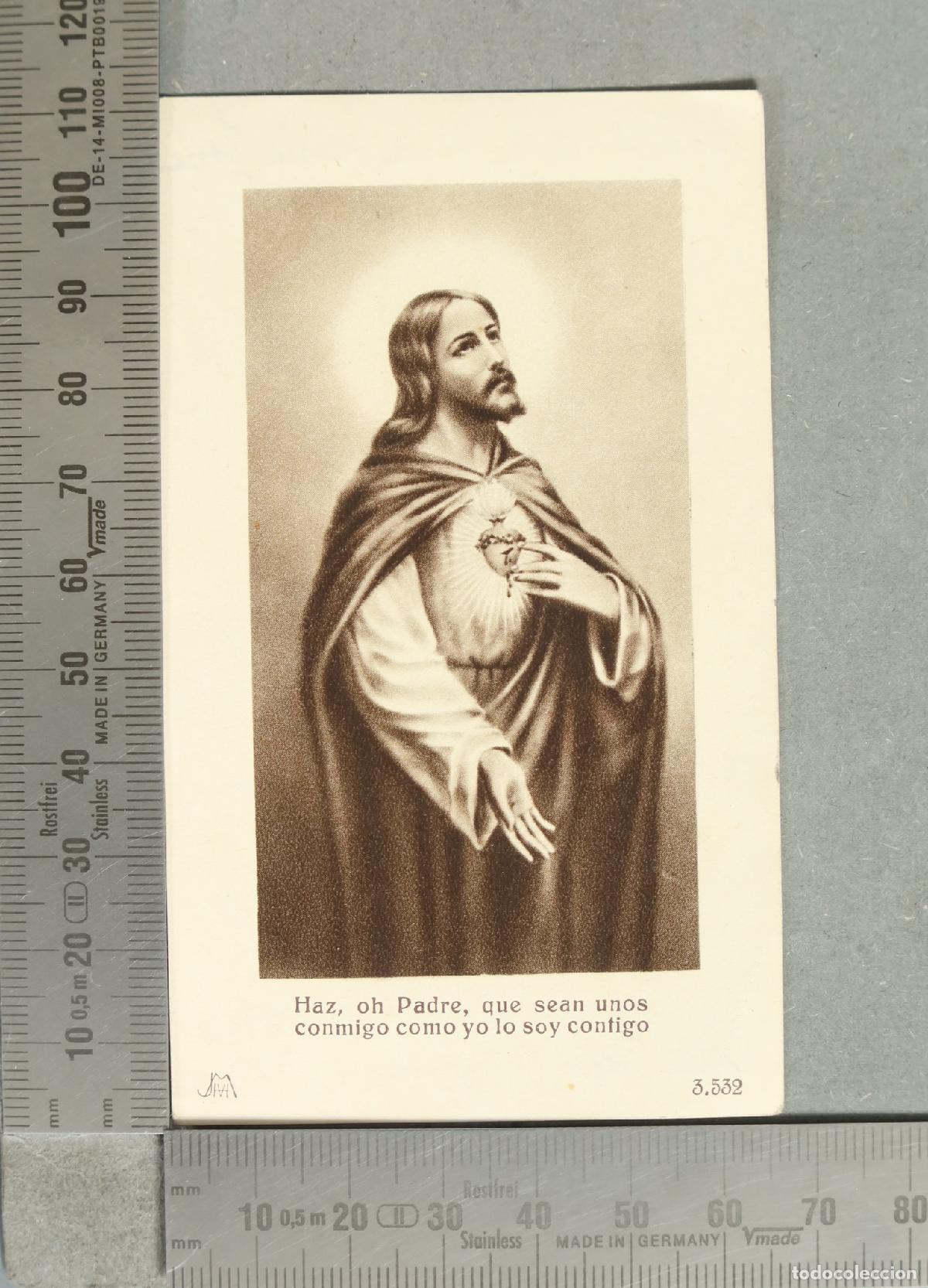 Postales: ESTAMPA. Sagrado Coraz&oacute;n de Jes&uacute;s