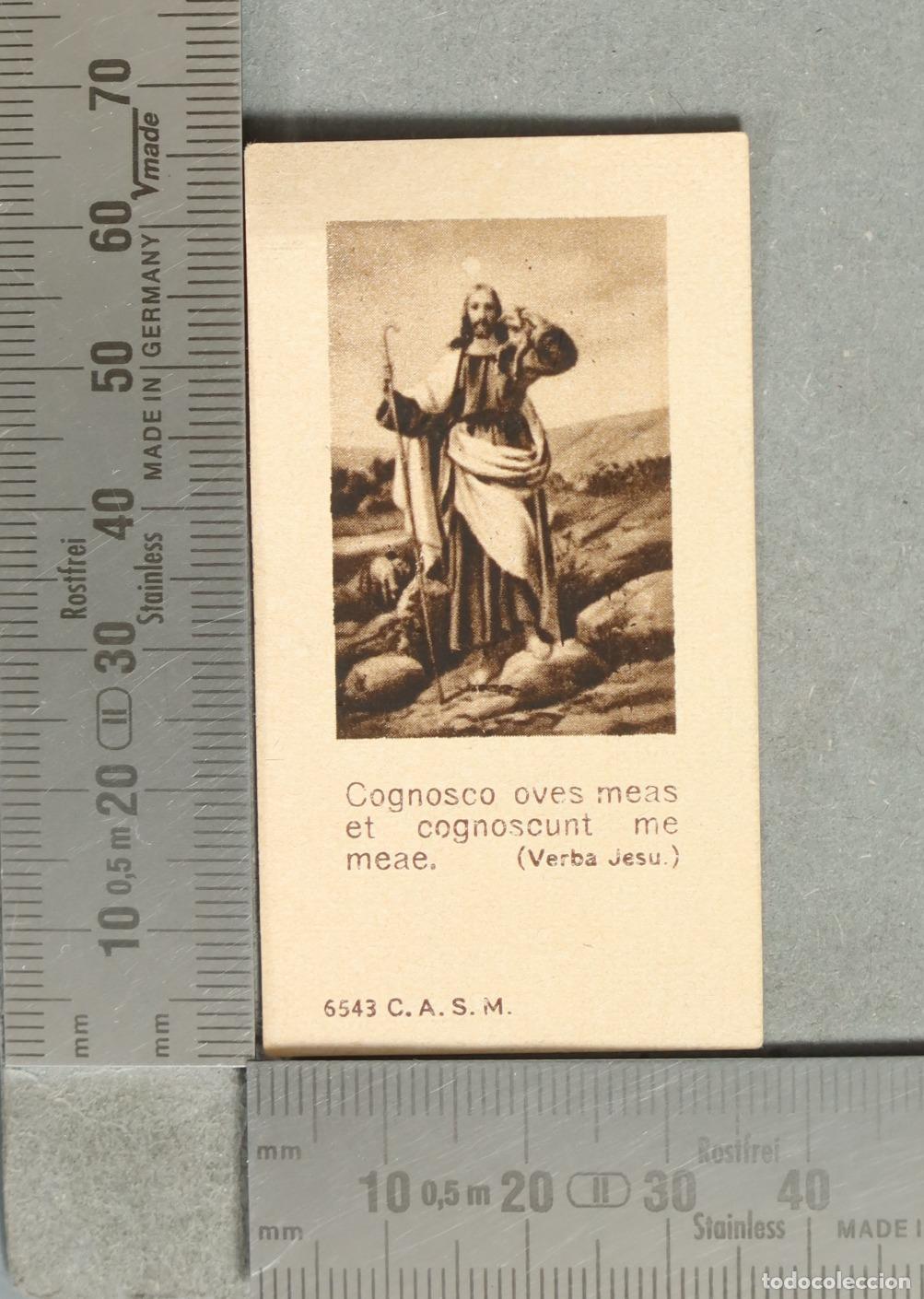 Postales: ESTAMPA. Buen Pastor - Cognosco oves meas - C.A.S.M.