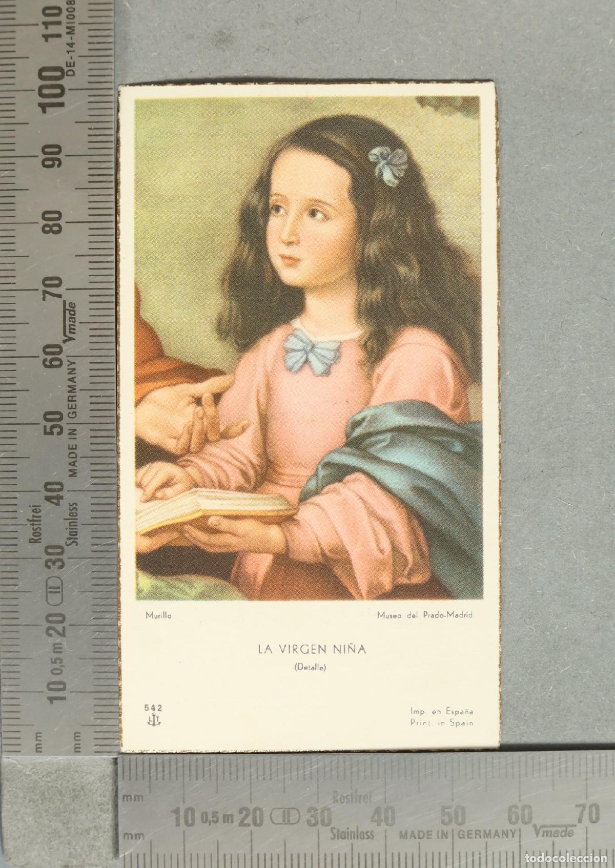 Postales: ESTAMPA. La Virgen Ni&ntilde;a - Murillo