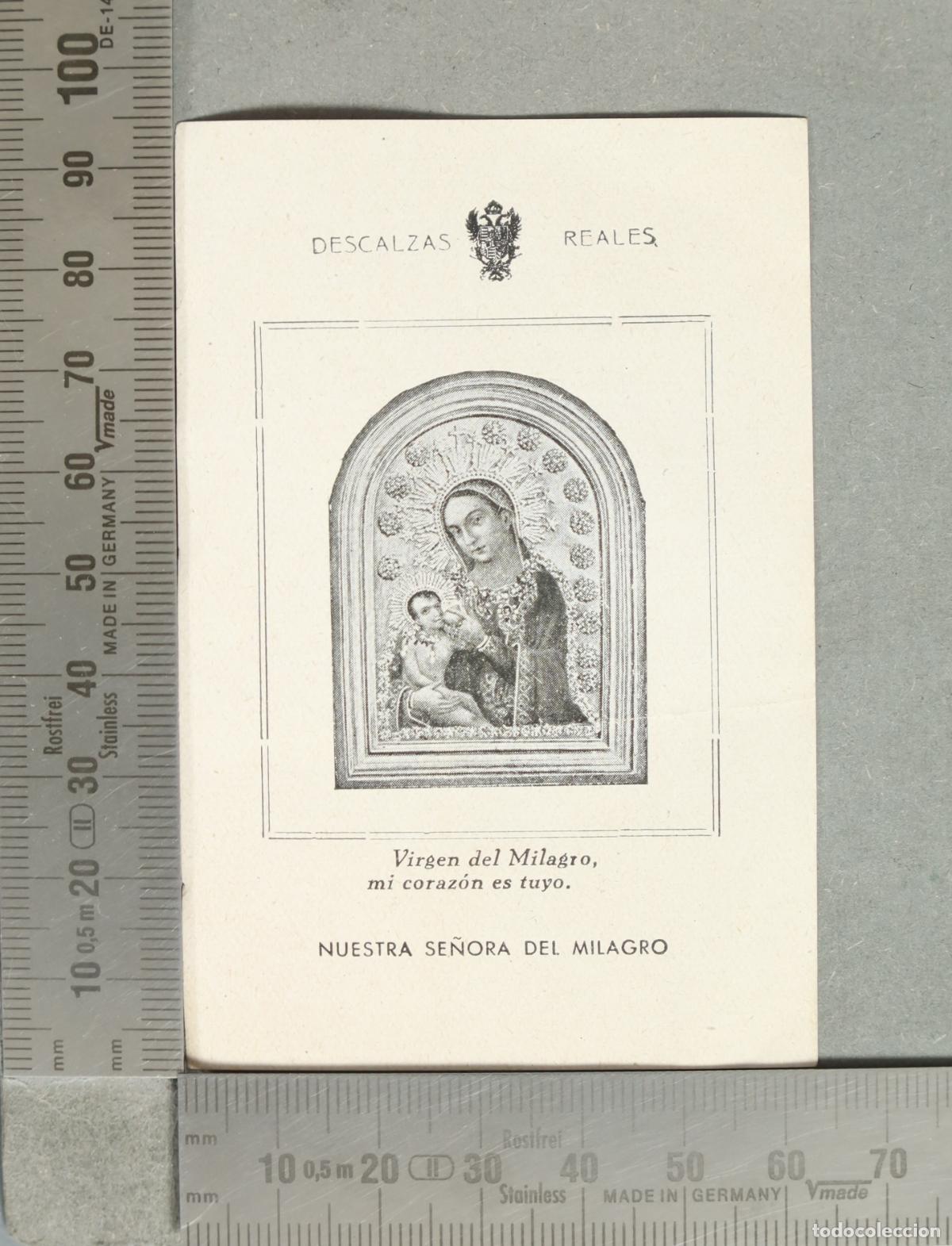Postais: ESTAMPA. Nuestra Se&ntilde;ora del Milagro - Descalzas Reales Madrid