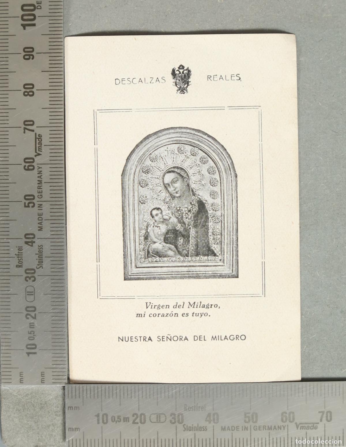 Postais: ESTAMPA. Nuestra Se&ntilde;ora del Milagro - Monasterio de las Descalzas Reales - Madrid