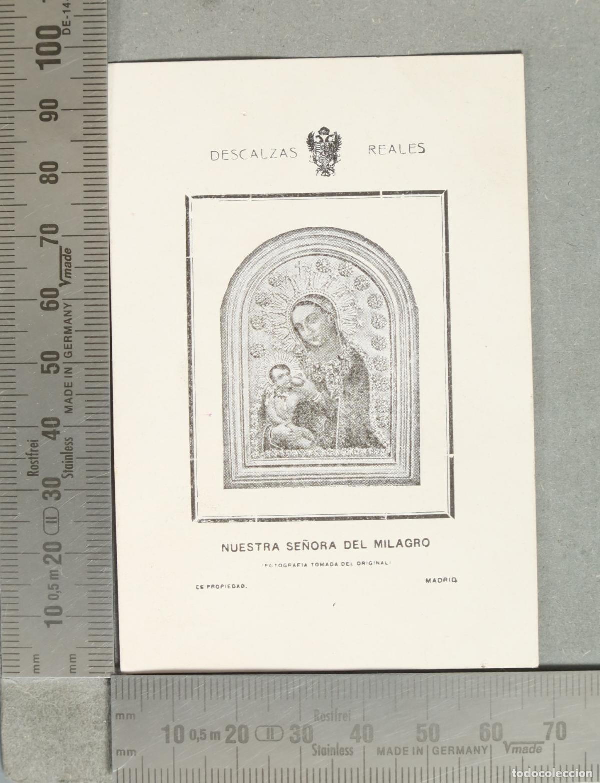 Postais: ESTAMPA. Nuestra Se&ntilde;ora del Milagro - Descalzas Reales - Madrid