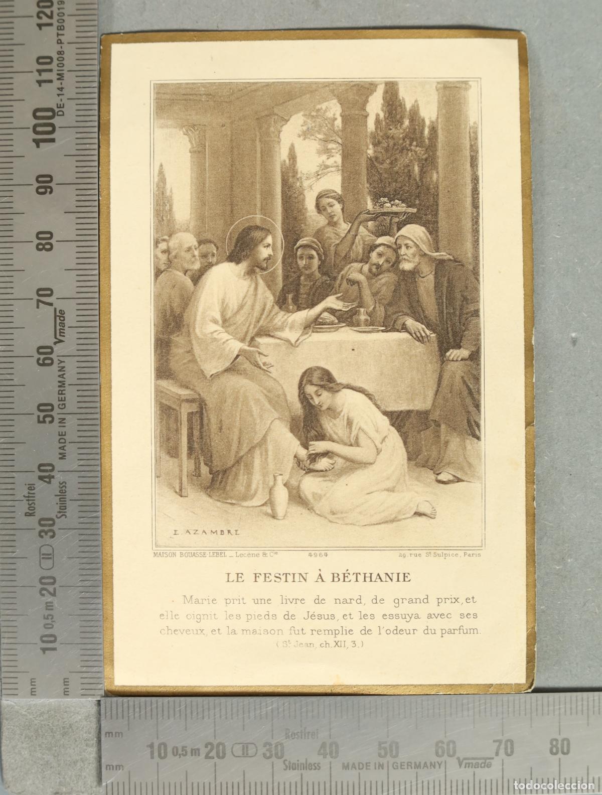 Postais: ESTAMPA. Le Festin &agrave; B&eacute;thanie - &Eacute;tienne Azambre - Maison Bouasse-Lebel