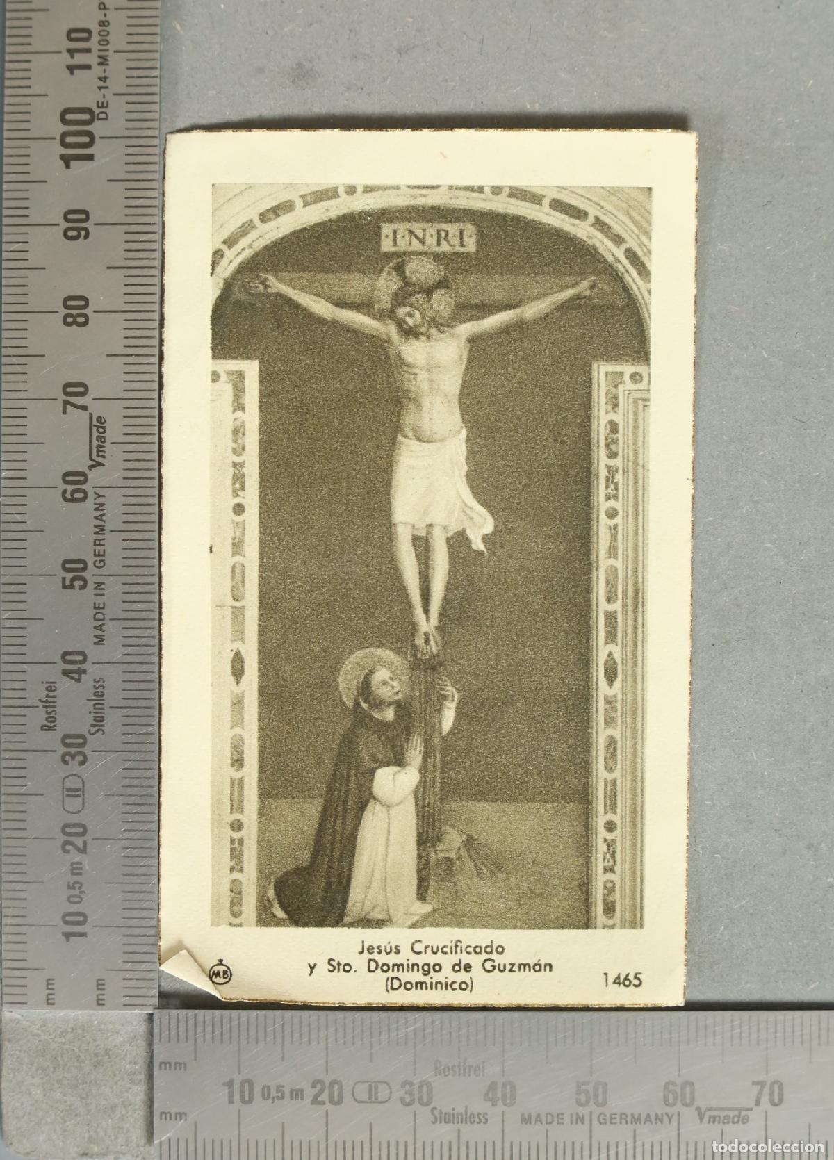 Postcards: ESTAMPA. Beato Angelico - Cristo crocifisso con San Domenico