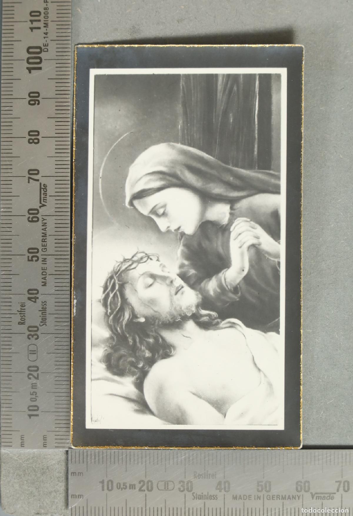 Postcards: ESTAMPA. Virgen de la Piedad - Jesucristo y Virgen Mar&iacute;a