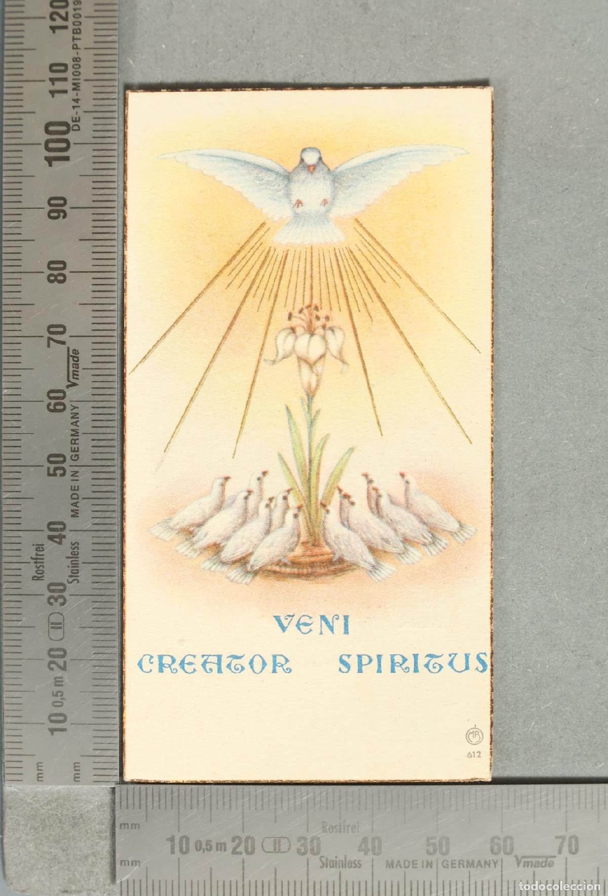 Postales: ESTAMPA. Veni Creator Spiritus CONFIRMACION 1946 MADRID