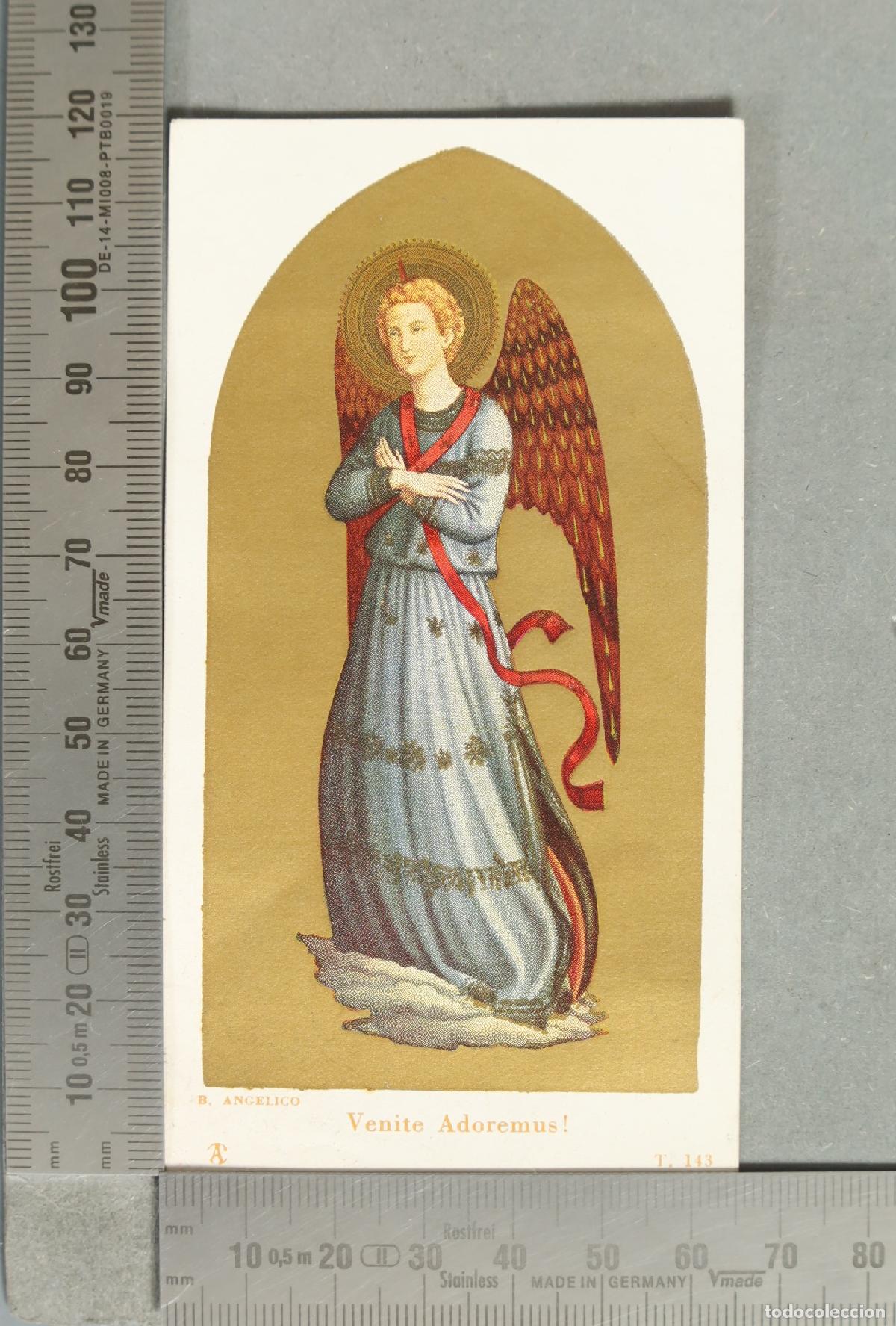 Postais: ESTAMPA. Christmas Renaissance Art Angelo del Beato Angelico Angel - Fra Angelico
