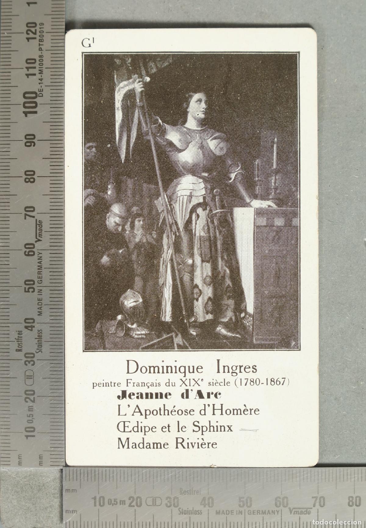 Postais: ESTAMPA. Jeanne d'Arc - Ingres