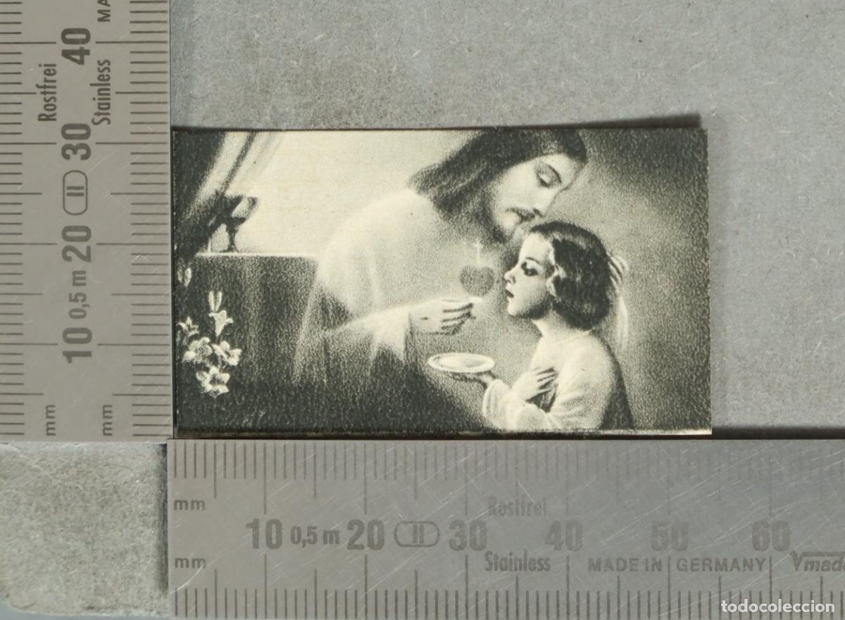 Postales: ESTAMPA. Sagrada Comuni&oacute;n de ni&ntilde;o Jes&uacute;s con Jesucristo