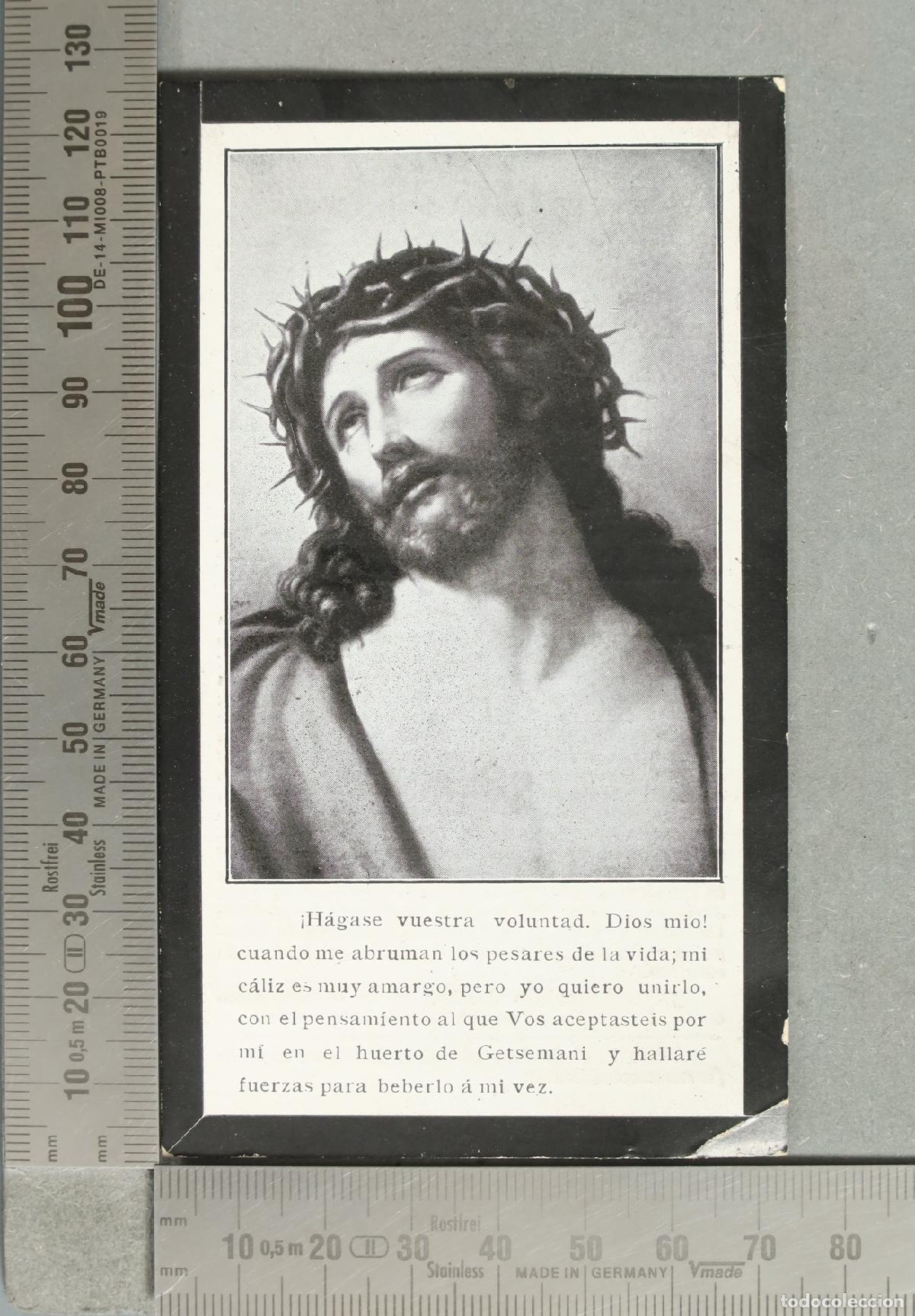 Postales: ESQUELA. Ecce Homo - Guido Reni. HOMBRE MALAGA 1916