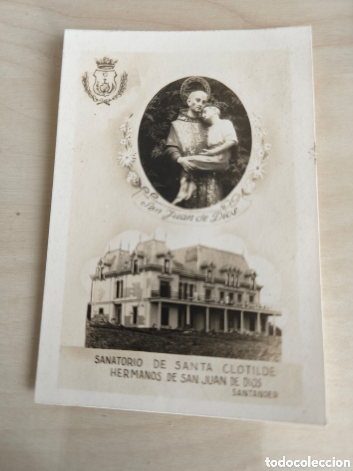 Postales: Estampa antigua del Sanatorio de Santa Clotilde de Santander
