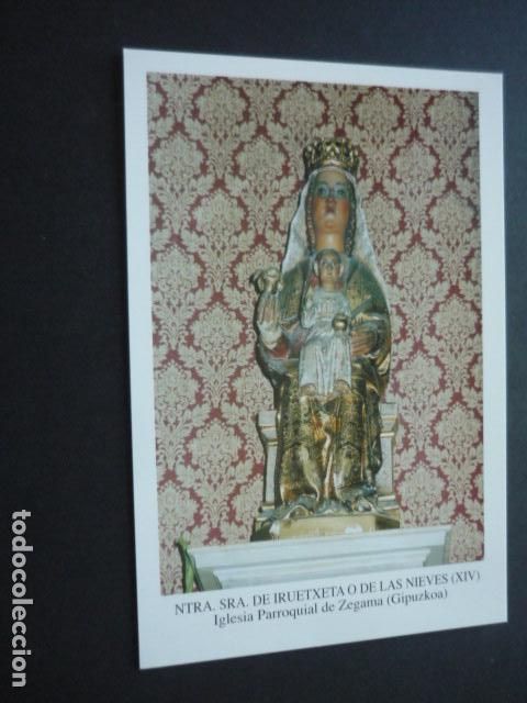Postkarten: ZEGAMA GUIPUZCOA NUESTRA SE&Ntilde;ORA DE IRUETXETA O DE LAS NIEVES POSTAL