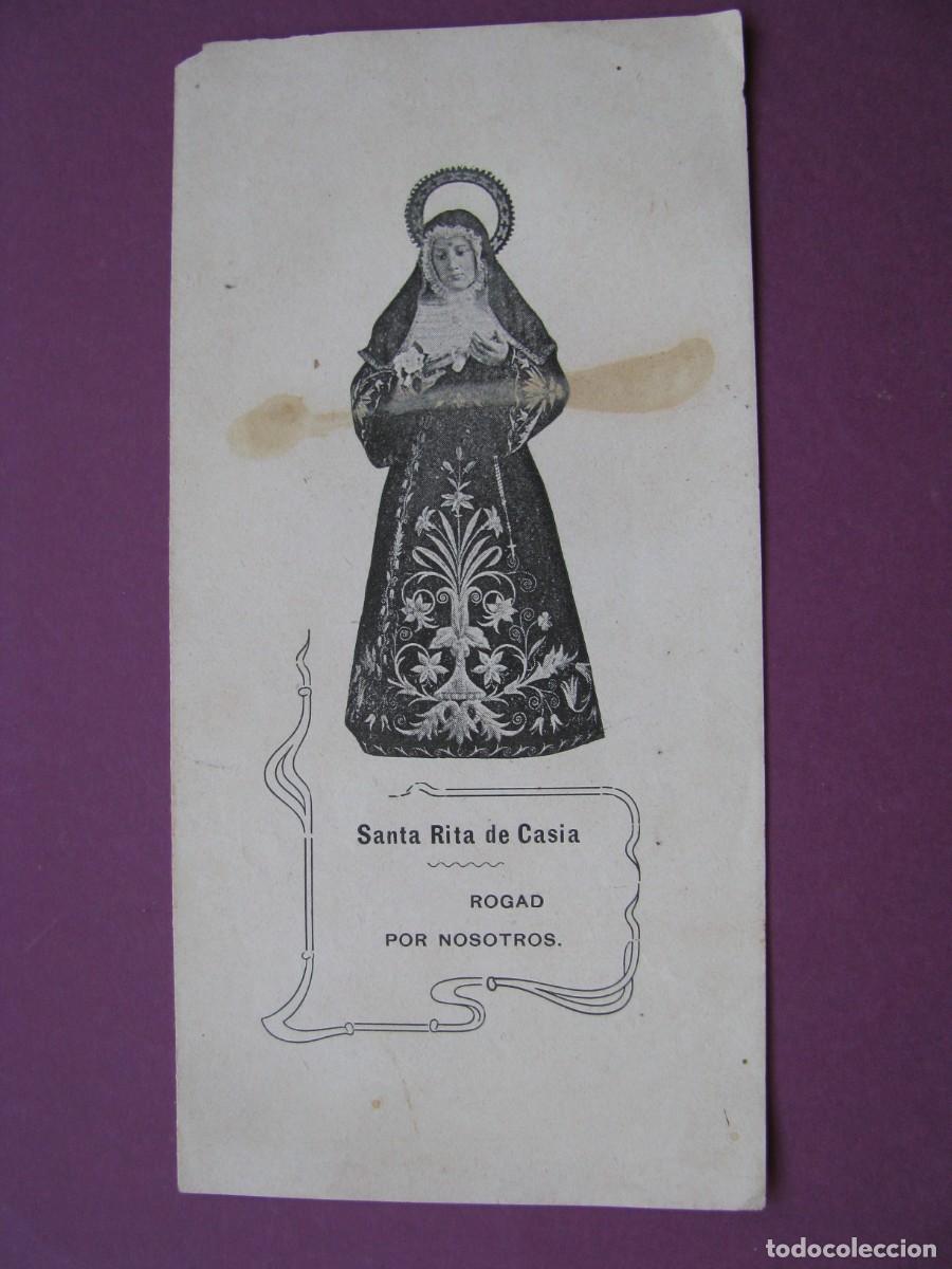 Postales: ESTAMPA RELIGIOSA. SANTA RITA DE CASIA. 14X7 CM