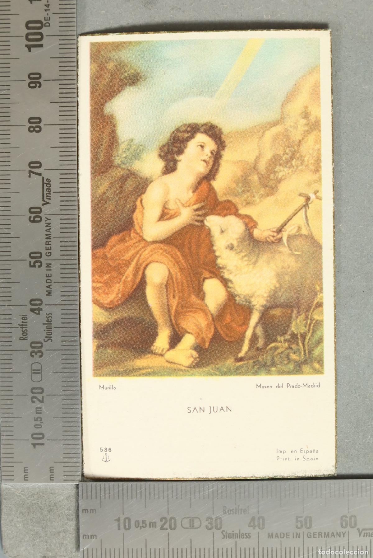 Postales: ESTAMPA. San Juan Bautista ni&ntilde;o - Bartolom&eacute; Esteban Murillo