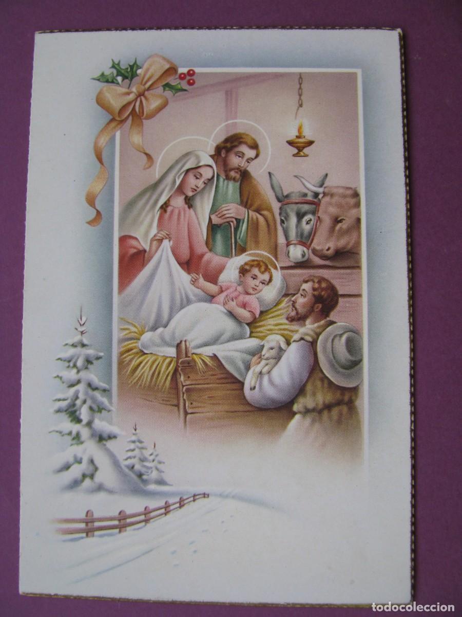 Postales: POSTAL DIPTICA RELIGIOSA C. Y Z. 1194/1. ESCRITA 1960. 13,5X9 CM