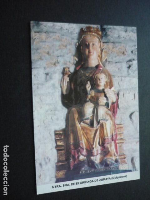 Postcards: ZUMAYA GUIPUZCOA NUESTRA SE&Ntilde;ORA DE ELORRIAGA POSTAL