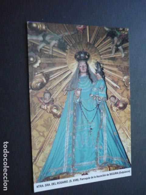 Postcards: SEGURA GUIPUZCOA VIRGEN DEL ROSARIO POSTAL