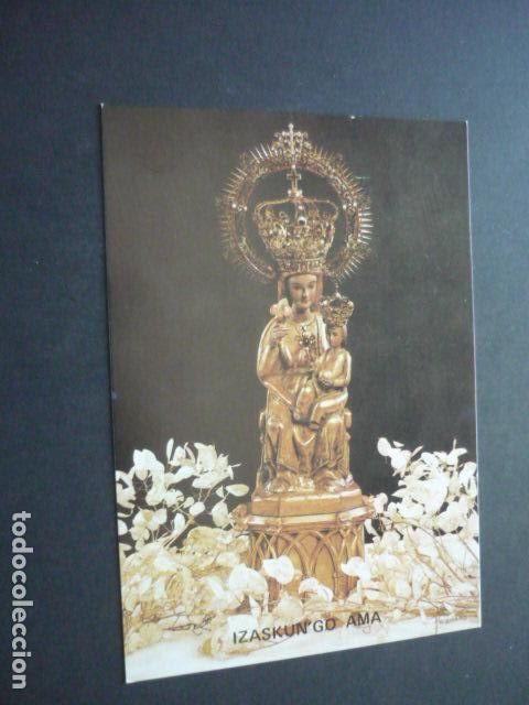 Postcards: TOLOSA GUIPUZCOA NUESTRA SE&Ntilde;ORA DE IZASKUN POSTAL