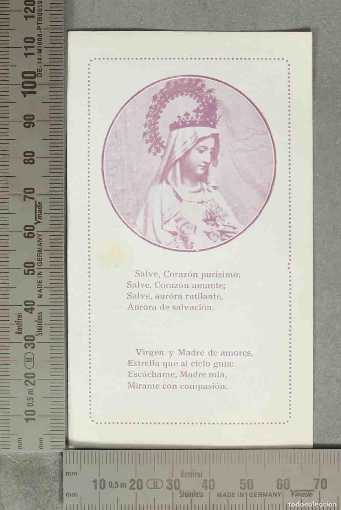 Postales: ESTAMPA. SAL CORAZON PURISIMO