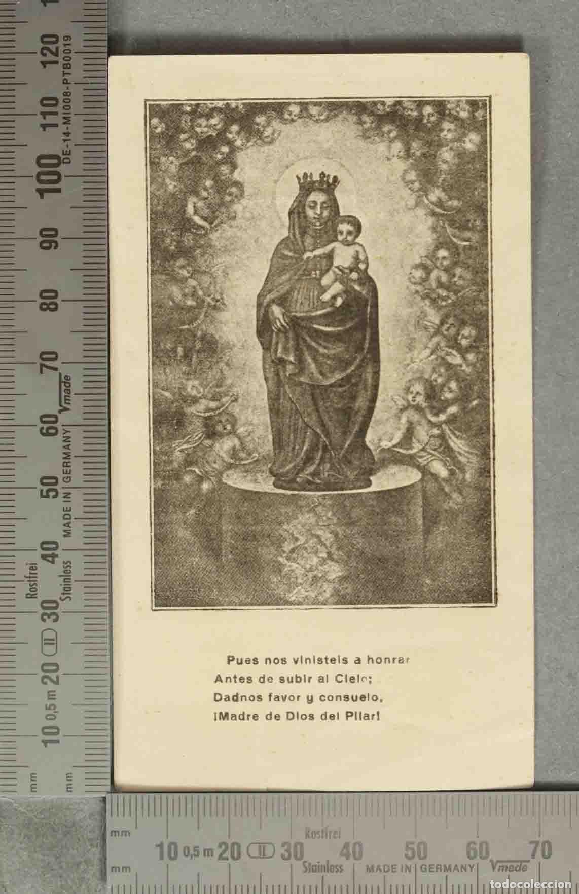 Postales: ESTAMPA. NTRA SRA DEL PILAR.