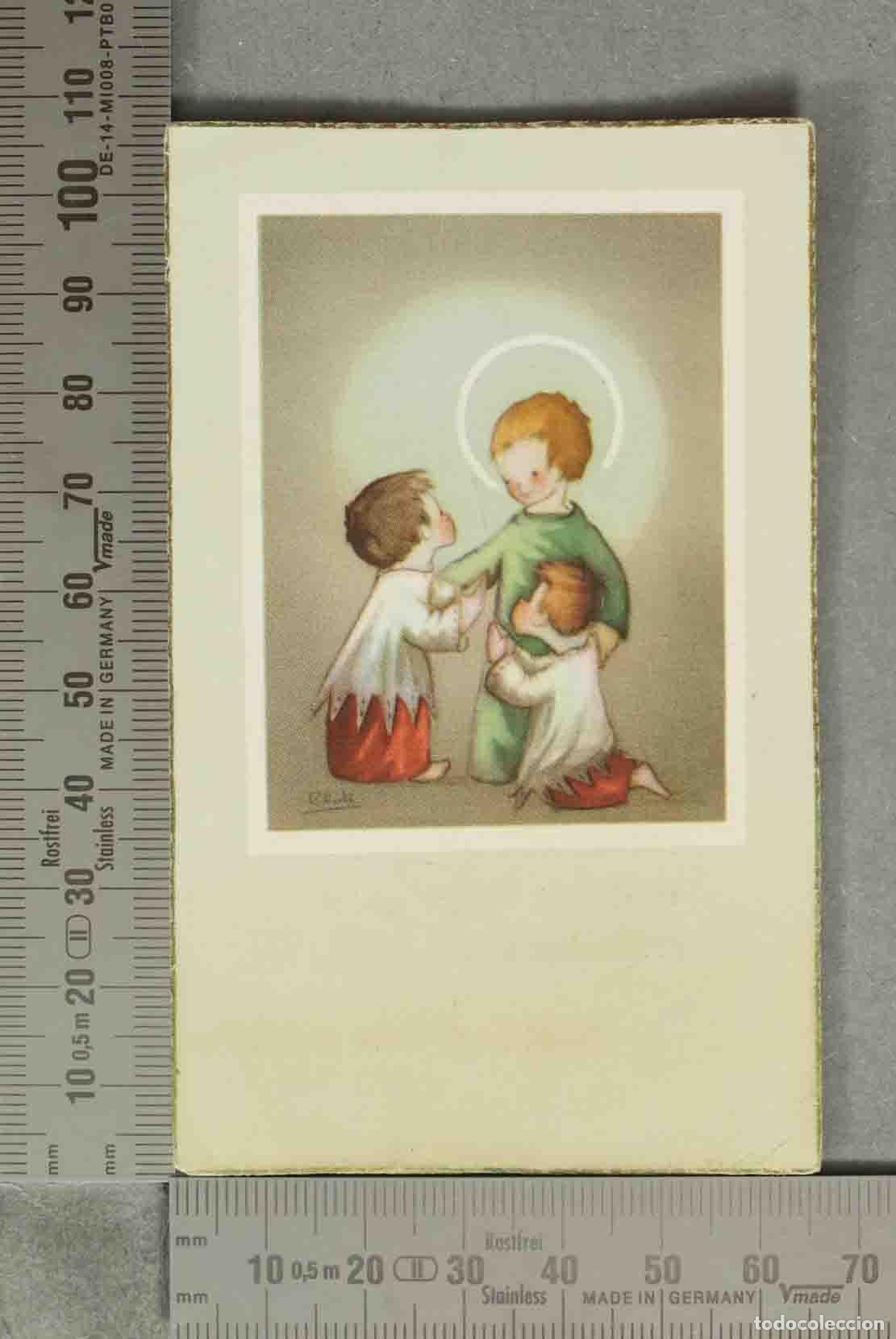 Postales: ESTAMPA. NI&Ntilde;O JESUS CON MONAGUILLO