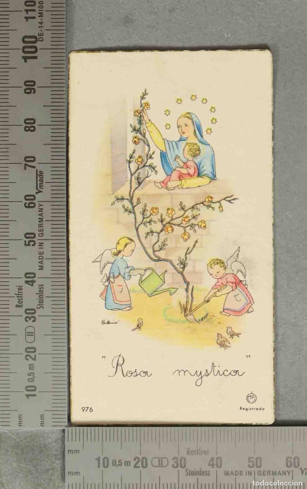 Postales: ESTAMPA. ROSA MYSTICA.