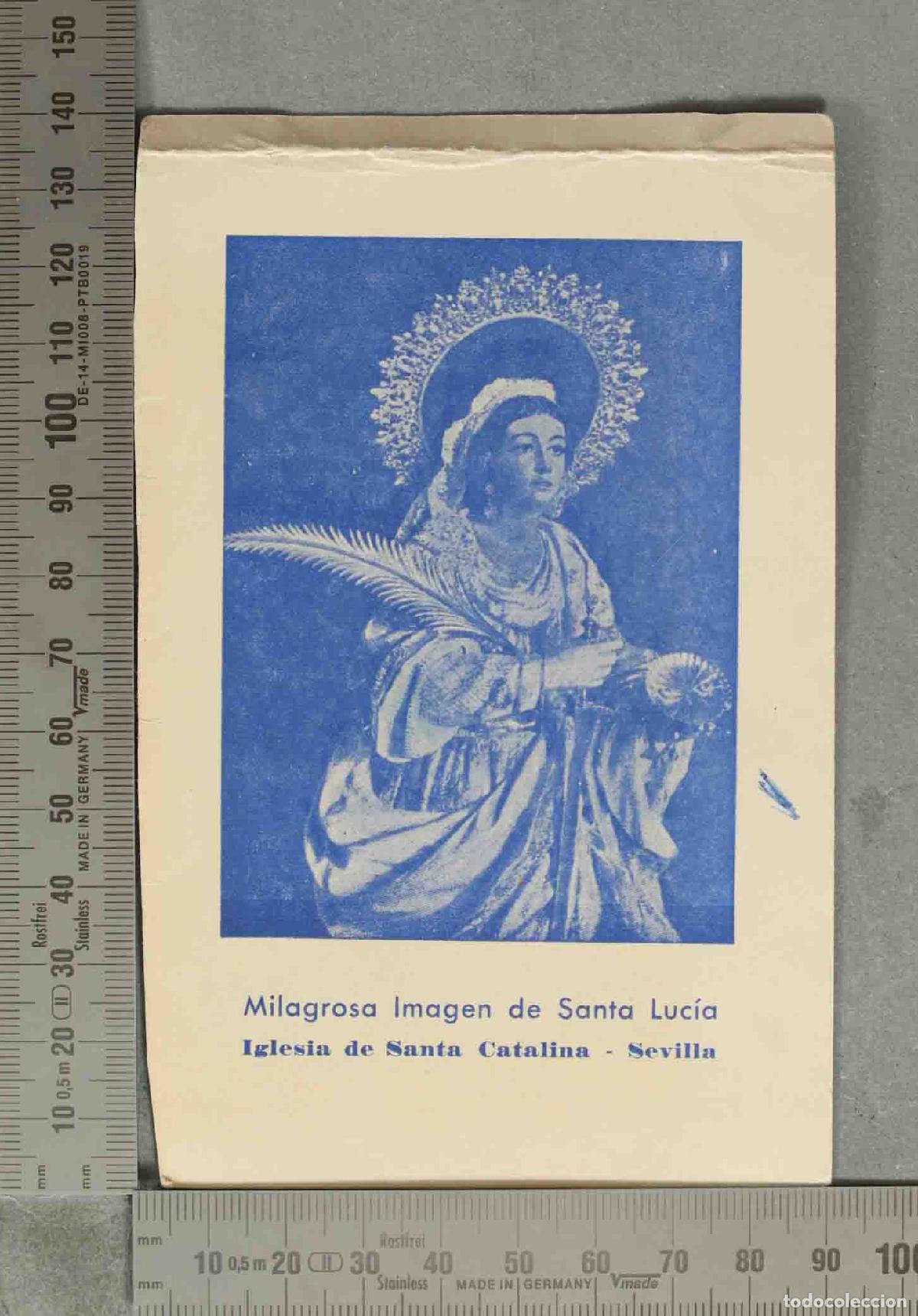 Postales: ESTAMPA. MILAGROSA INMACULADA DE SANTA LUCIA SEVILLA