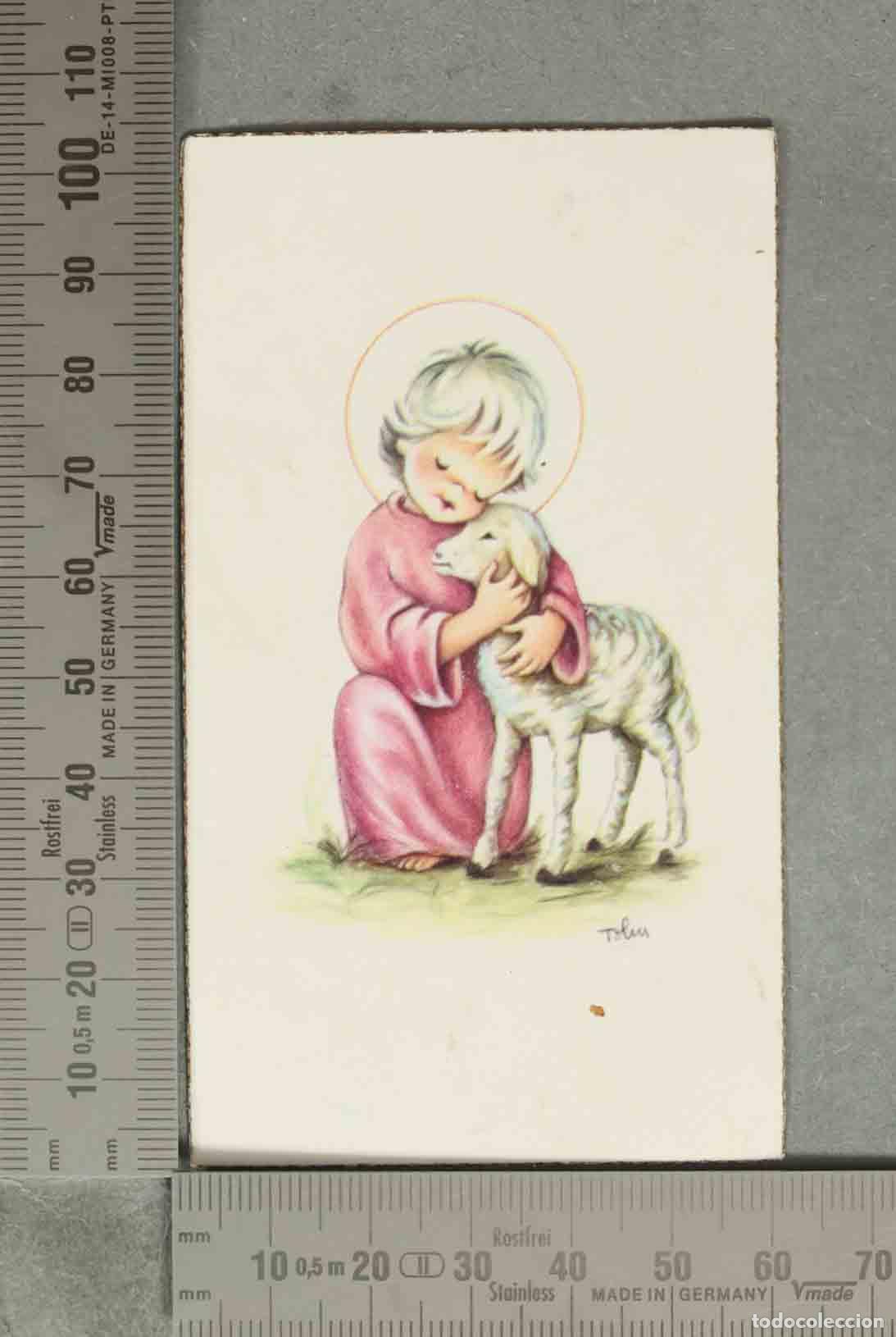 Postales: ESTAMPA. NI&Ntilde;O BUEN PASTOR