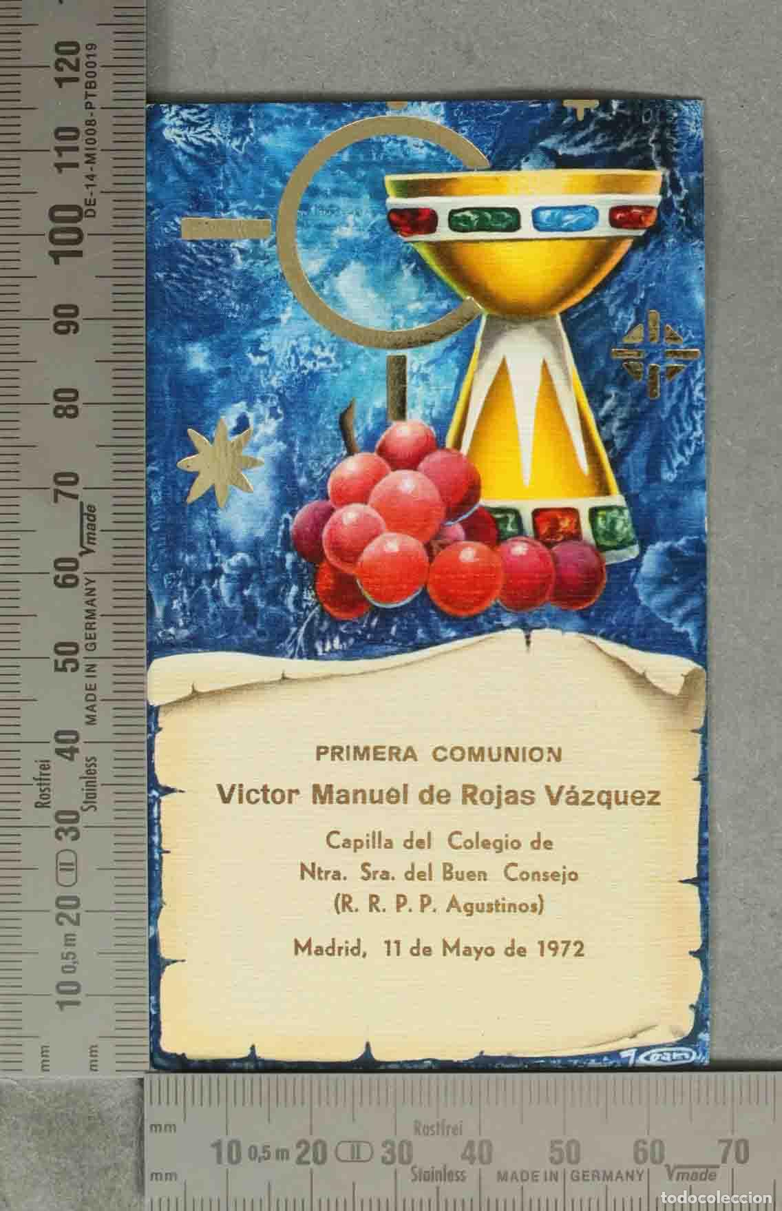 Postales: ESTAMPA. PRIMERA COMUNION MADRID 1972