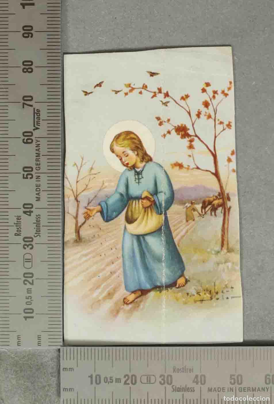 Postales: ESTAMPA. NI&Ntilde;O JESUS SEMBRANDO.