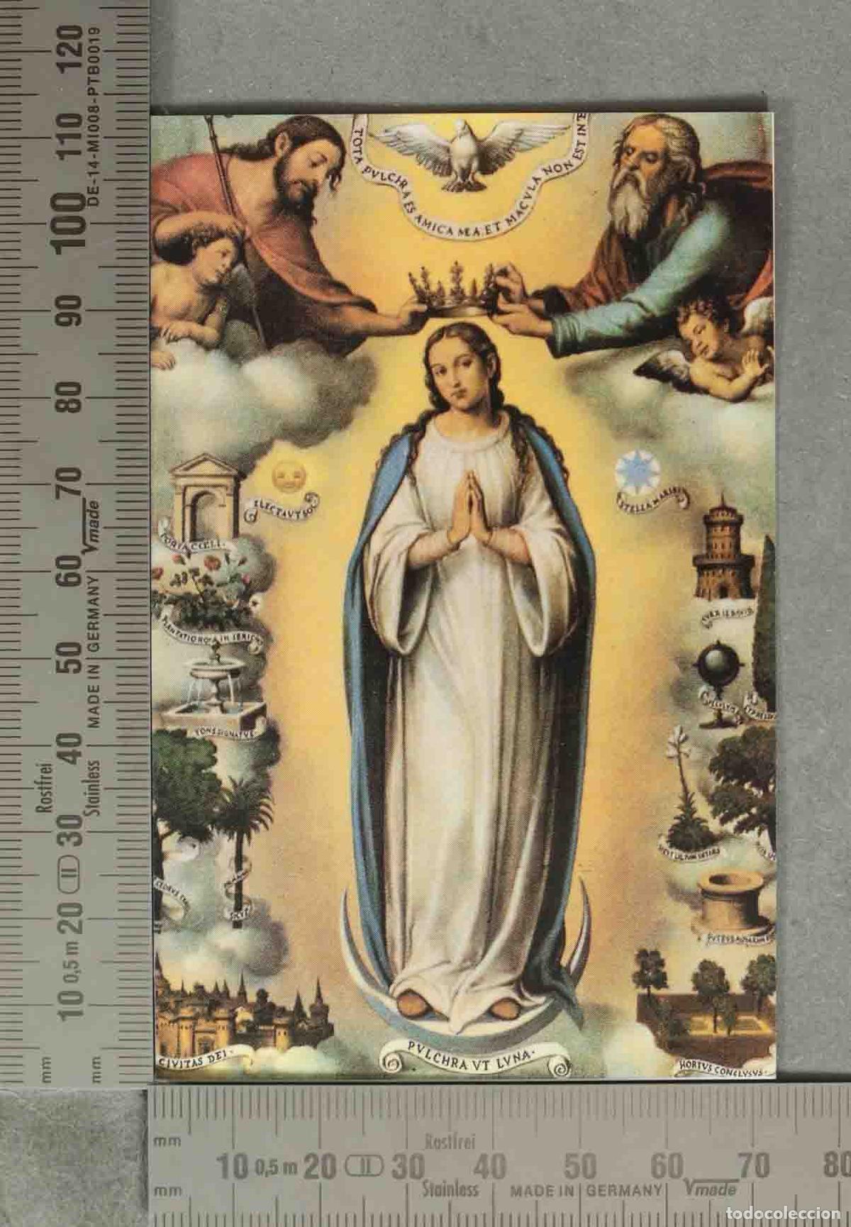 Postales: ESTAMPA. CORONACION DE LA VIRGEN.